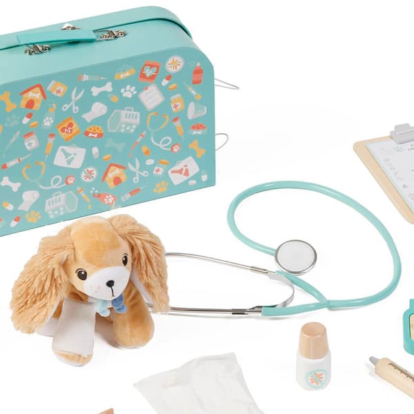 Eurekakids Professionell Leksaksväska Med Tillbehör-veterinär 14