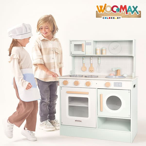 Woomax Træ Med Interaktive Elementer Og Tilbehør Cocinita Flerfarvet