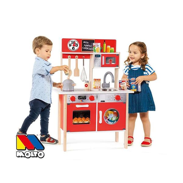 Molto Køkken Wooden With 10 Accessories