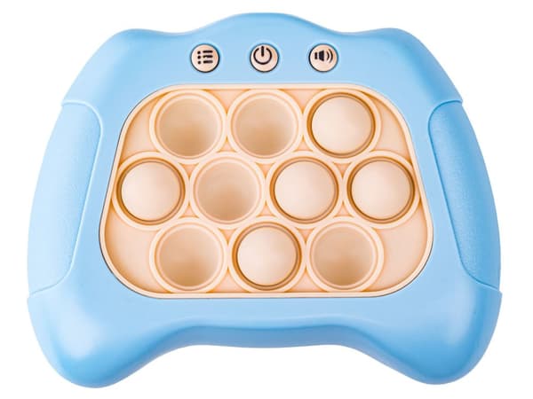 Leluelektroninen stressinpoistopop IT Sensorinen peli, täytepeli, tyyny, SININEN ohjain