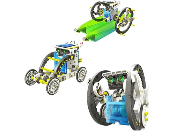 Pedagogiskt Solar Robot Set 13in1 - Hund, Båt, etc