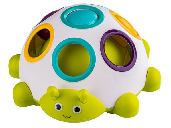 Pedagogisk sensorisk leksak - Färgglad Finger Ball Beetle