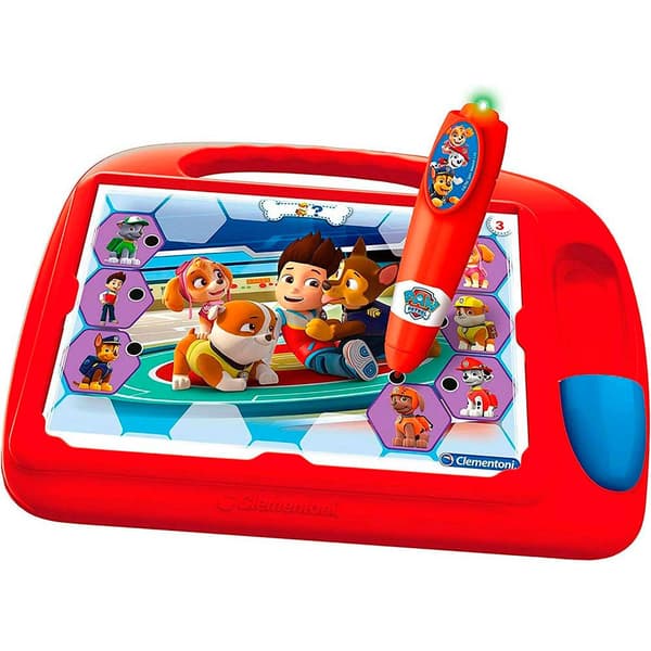 Clementoni Paw Patrol Pedagogisk Portfölj Med Interaktiv Penna Silver 3-6 Years