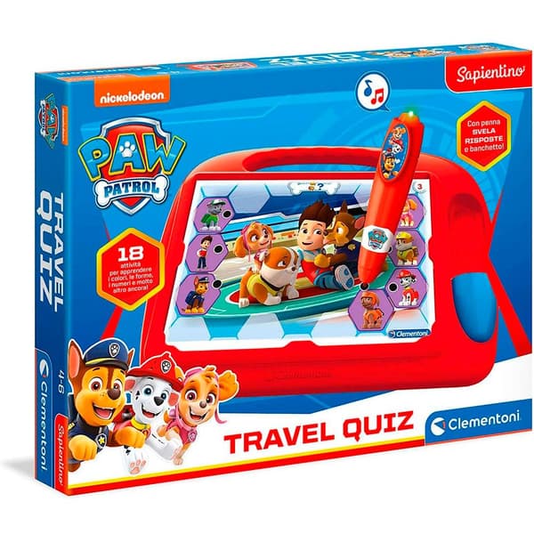 Clementoni Paw Patrol Pedagogisk Portfölj Med Interaktiv Penna Silver 3-6 Years