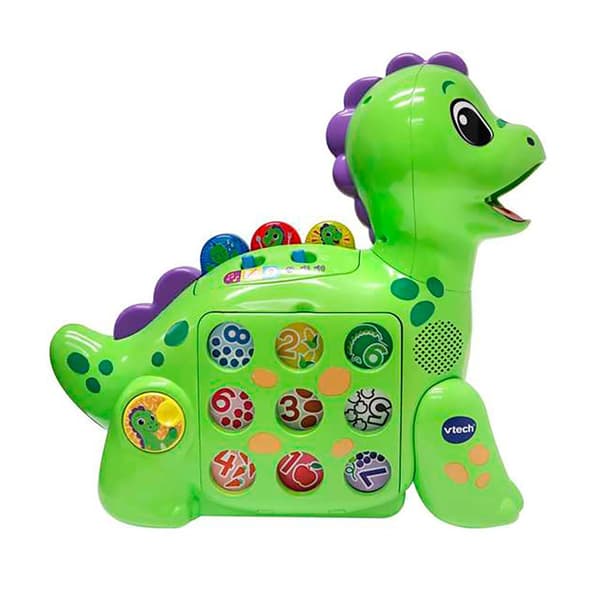 Vtech Interaktiv Dinosaurie Gloton Räkna Och Lära Dig Att Ha 3 35x13.3x33 Cm 35x13.3x33 Cm Spellägen Flerfärgad