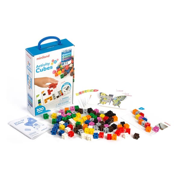 Miniland Leksak Activity Cubes Flerfärgad
