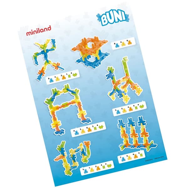 Miniland Buni 74 Enheter Flerfärgad