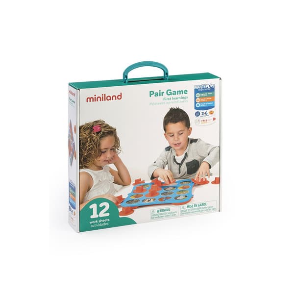 Miniland Första Lärandet Pairgame Flerfärgad