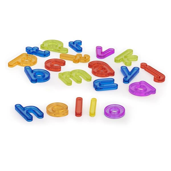 Miniland Läpinäkyvät Kirjaimet Pinkki