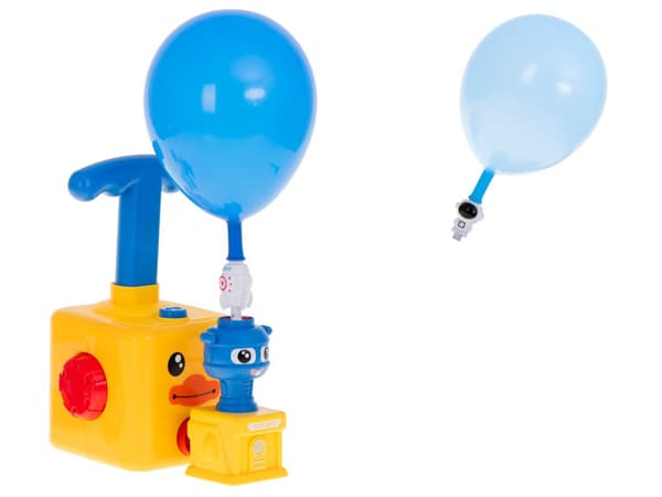 Ballonkaster aerodynamisk bil and sæt med 18 elementer