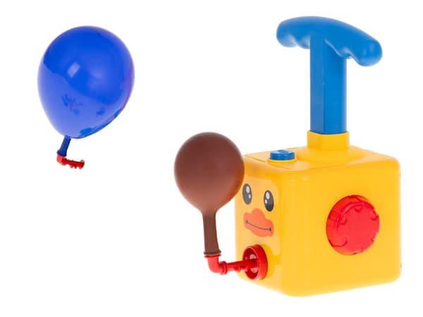 Ballonkaster aerodynamisk bil and sæt med 18 elementer