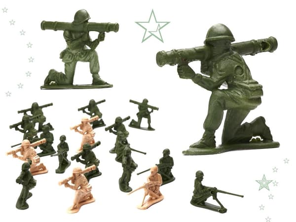 Soldater militärbasfigurer set 307 bitar.