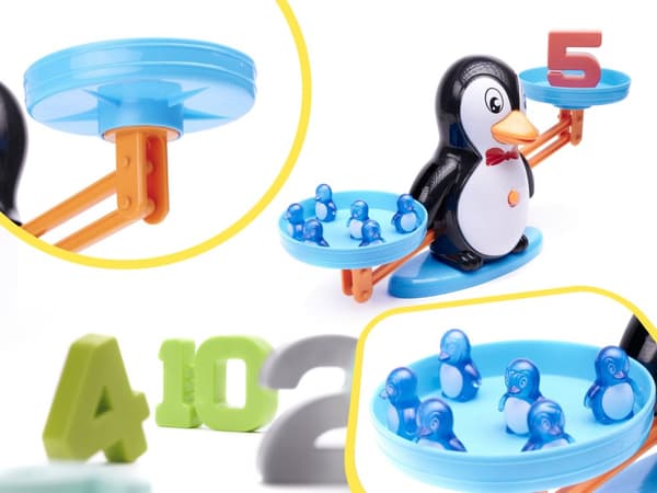 Koulutusasteikko, oppiminen laskemaan, iso pingviini