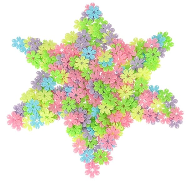 3D-palikoita, näppärästi rakennettuja lumihiutaleita, 240 kpl.