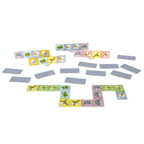 ALEXANDER Domino - undervisningsspil for dinosaurer for 4+