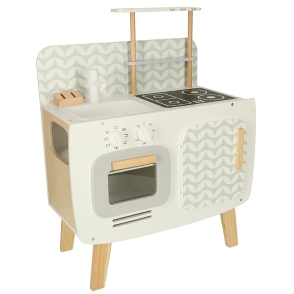 Træ børnekøkken MDF LULILO RETRO tilbehør 73cm