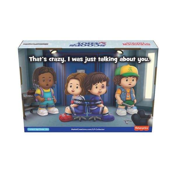 Fisher Price Samler Af Små Mennesker Stranger Things Scoops Ahoy