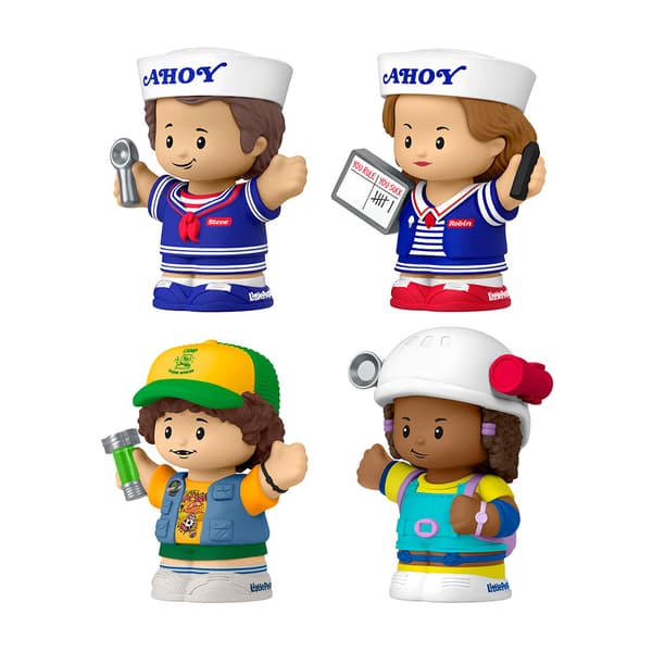Fisher Price Samler Af Små Mennesker Stranger Things Scoops Ahoy