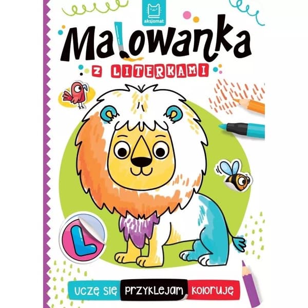 Malebog med bogstaver