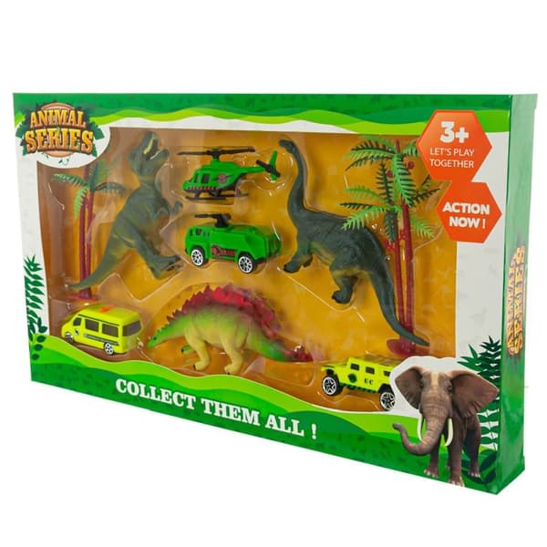 Leksak dinosaurie set