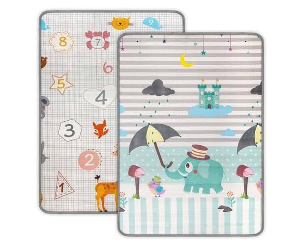 Kinder Digits och Elephant rullad skummatta