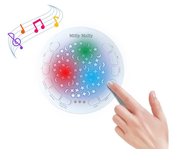 Milly Mally Plys legetøj med Milly Fox projektor