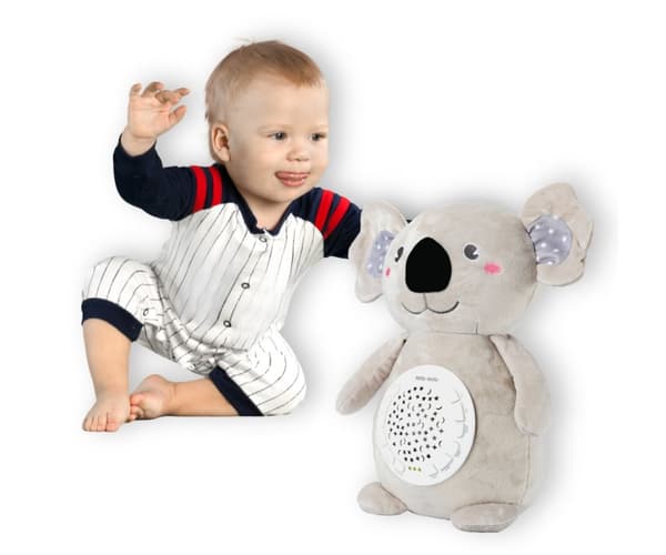 Milly Mally Plys legetøj med Milly Koala projektor