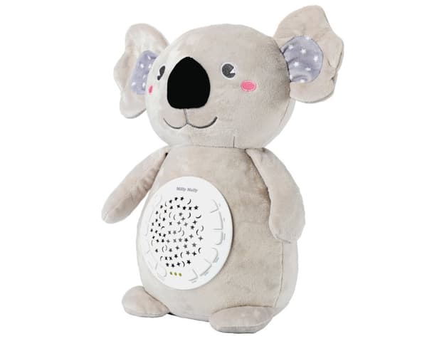 Milly Mally Plys legetøj med Milly Koala projektor