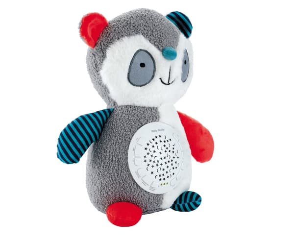 Milly Mally Plys legetøj med Milly Panda projektor