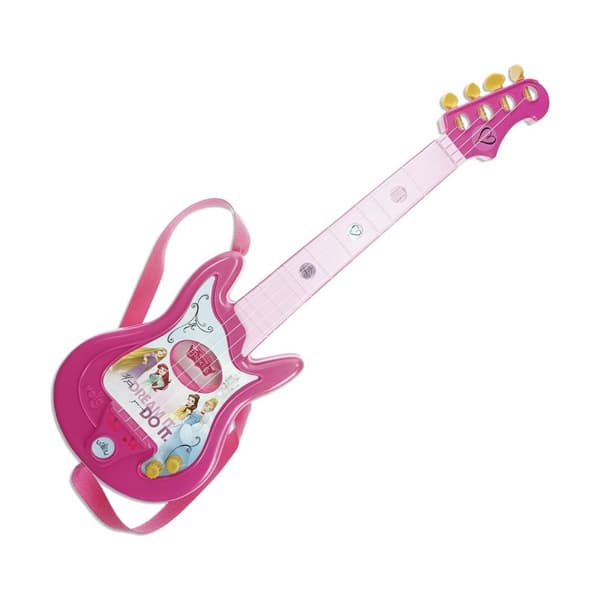 Gitarr för barn Disney Princess Mikrofon Rosa Disneyprinsessa