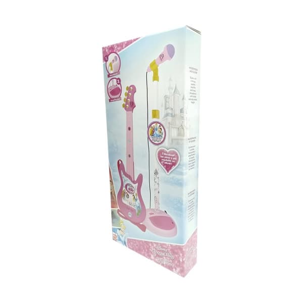 Gitarr för barn Disney Princess Mikrofon Rosa Disneyprinsessa