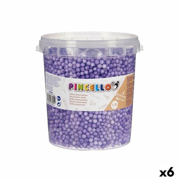 Pysselmaterial Pincello POLIESPAN-LI 13,5 x 14 x 14,5 cm Bollar 6 antal