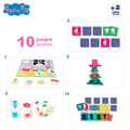 Miniatyrbild 4 av 7: Utbildningsspel Peppa Pig Edu Games Collection 24,5 x 0,2 x 24,5 cm (6 antal) 10-i-1