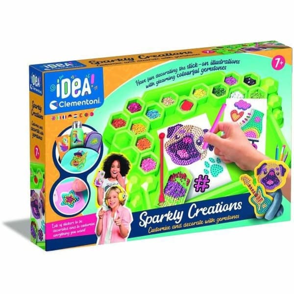 Pärlor Clementoni Sparkling 3D sticker creations