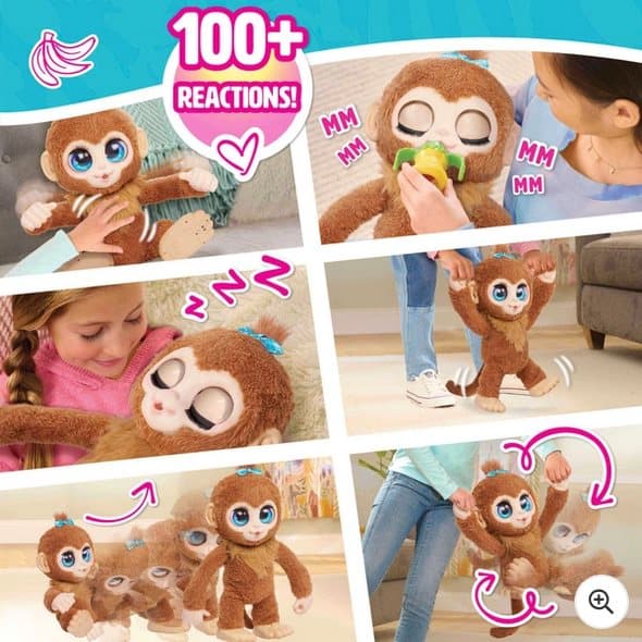 FurReal Peanut the Playful Monkey Interactive Plush