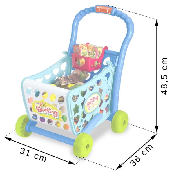 Ricokids 773400 indkøbskurv blå
