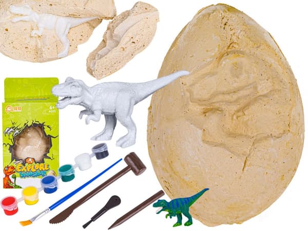 Arkeologiska utgrävningar, ÄGG MED DINOSAURIE, Lilla arkeologen - Set