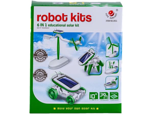 Solar Toy Robots 6-i-1 uddannelsessæt