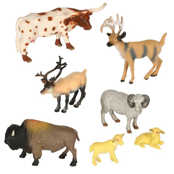 Zoo dyrefigurer legesæt 28 stk.