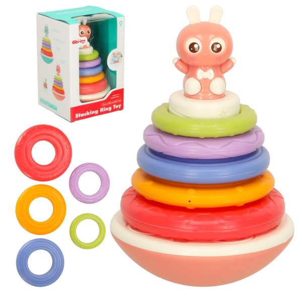 Wańka wąśka sanselegetøj Bibi-inn pink