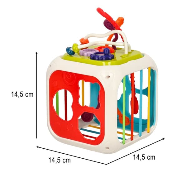 Pedagogiska kubsorterare cymbaler 7in1 Bibi-inn