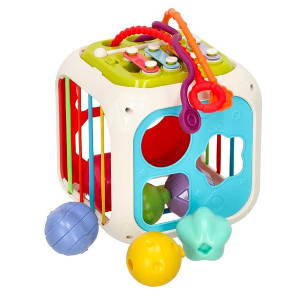 Pedagogiska kubsorterare cymbaler 7in1 Bibi-inn