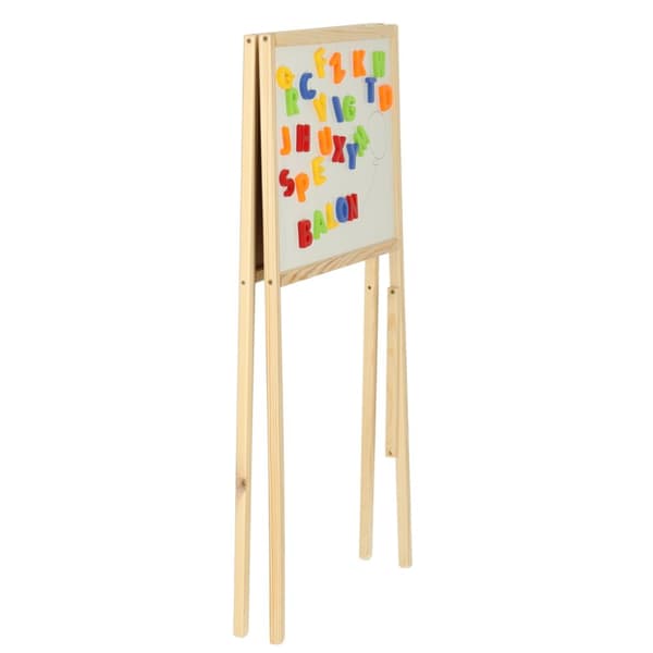 Magnetisk tavle med abacus, grå, 43 x 50 x 84 cm