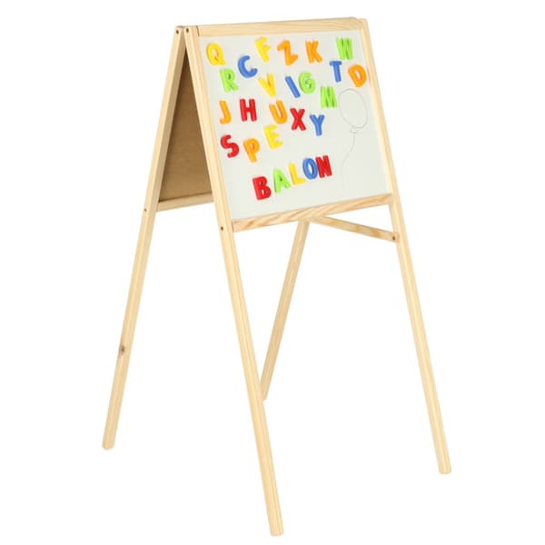 Magnetisk tavle med abacus, grå, 43 x 50 x 84 cm