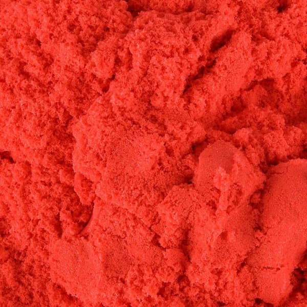 Kinetisk sand 1 kg i röd påse