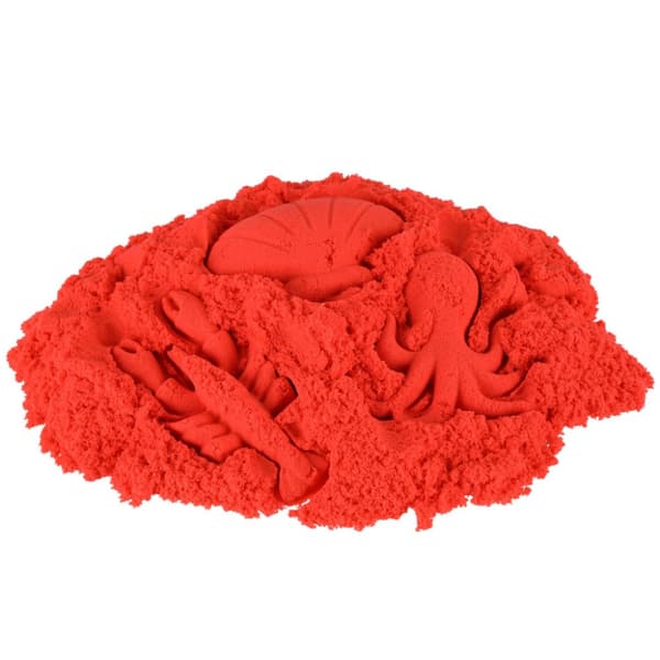 Kinetisk sand 1 kg i röd påse