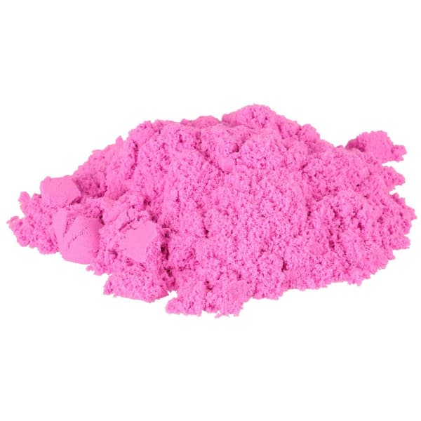 Kinetic Sand i en 1 kg spand, lyserøde forme