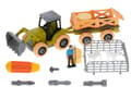 Miniatyrbillede 2 af 8: Farm farm traktor landbrugsmaskiner dyr farm får + skruetrækker