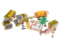 Miniatyrbild 2 av 10: Bondgårdstraktor skördetröska jordbruksmaskiner djur bondgårdshästar + verktyg skruvmejsel