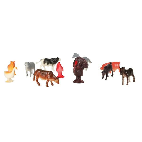 Figurer, havdyr, vilde gårdsdinosaurer, mix sæt med 48 dele